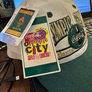 Coca-Cola Olympic Games Cap - Green and Gold